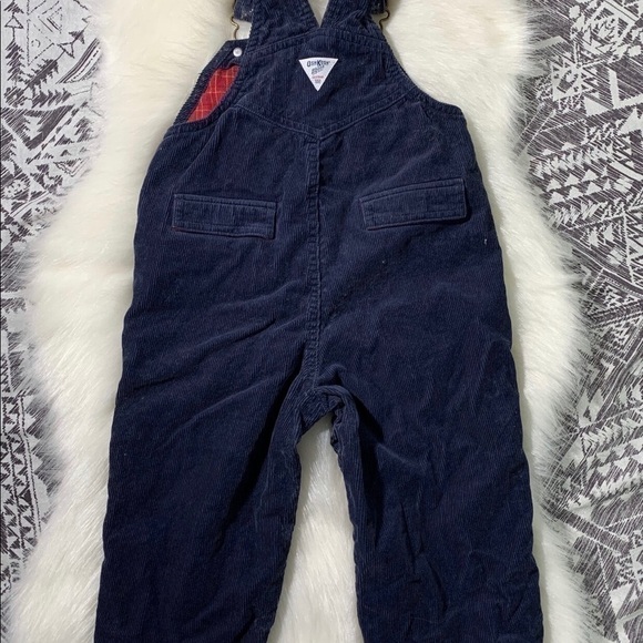 OshKosh thick Corduroy blue Overalls. 18 Months - Picture 2 of 6